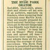 The Hyde Park Orator.