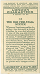 The Old Fish-Stall Keeper.
