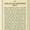 The Quack Medicine Man.
