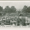 Dutch Sunk Garden, Kensington Palace, London.