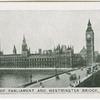 House of Parliament and Westminster Bridge, London.