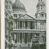 Ludgate Hill and St. Pauls, London.