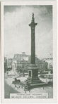 Trafalgar Square, Nelson Column, London.
