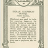 Elephant Riding.