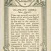 Chapman's Zebra.