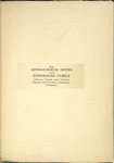 Some genealogical notes on the Steinhauer family