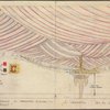 Color sketch for cut-out border for Carousel, scene 1 - 1