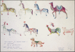 Color details for Carousel scene 1 - 1 [Animals]