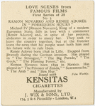 Ramon Novarro and Renee Adoree in "Forbidden Hours".