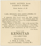 Carl Brisson and Anny Ondra in "The Manxman".