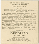 John Gilbert and Renee Adree in "The Cossacks".