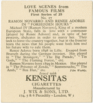 Ramon Novarro and Renee Adoree in "Forbidden Hours".