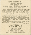 Monte Blue and Edna Murphy in "Across the Atlantic".