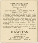 Ena Gregory and Carroll Nye in "Forgotton Vows".