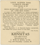 Nina Quartoro and Gaston Glass in "The Red Mark".