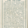 Leo, the Lion