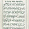 Scorpio, the Scorpion