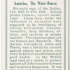 Aquarius, the Water-Bearer
