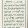Inscribed Amulet