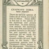 Chapman's Zebra.