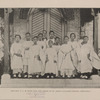 Rev. F. L. H. Pott and the choir of St. John's College Chapel, Shanghai.