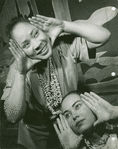Juanita Hall (Bloody Mary) and Betta St. John (Liat) in South Pacific