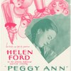 Helen Ford in the utterly different musical comedy "Peggy Ann"