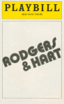 Program for the revue Rodgers & Hart, at the Helen Hayes Theatre