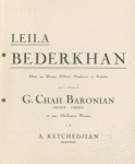 Leila Bederkhan dance program