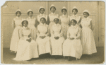 Group portrait of Lincoln School nurses.