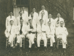 Group portrait of doctors, Lincoln Hospital and Home, New York.
