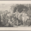 Putnam receiving the news of the Battle of Lexington.