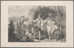 Putnam receiving the news of the Battle of Lexington.