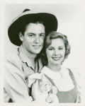 Ridge Bond (Curly) and Patricia Northrup (Laurey) in the 1951 revival of Oklahoma!