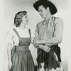 Patricia Northrup (Laurey) and Ridge Bond (Curly) in the 1951 revival of Oklahoma!
