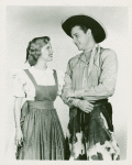 Patricia Northrup (Laurey) and Ridge Bond (Curly) in the 1951 revival of Oklahoma!