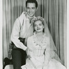 Ridge Bond (Curly) and Florence Henderson (Laurey) in the 1953 revival of Oklahoma!