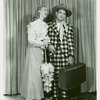 Judy Rawlings (Gertie Cummings) and David LeGrant (Ali Hakim) in the 1953 revival of Oklahoma!