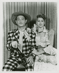David LeGrant (Ali Hakim) and Barbara Cook (Ado Annie) in the 1953 revival of Oklahoma!