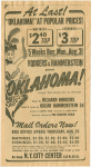 Advertisement for the 1953 revival of Oklahoma!