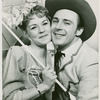 Ann Fraser (Ado Annie) and Richard France (Will Parker) in the 1963 revival of Oklahoma!