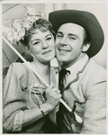 Ann Fraser (Ado Annie) and Richard France (Will Parker) in the 1963 revival of Oklahoma!