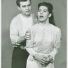 Daniel P. Hannafin (Jud Fry) and Susan Watson (Laurey) in the 1965 revival of Oklahoma!