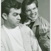 Daniel P. Hannafin (Jud Fry) and John Davidson (Curly) in the 1965 revival of Oklahoma!