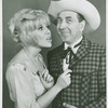 Karen Morrow (Ado Annie) and Jules Munshin (Ali Hakim) in the 1965 revival of Oklahoma!