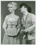 Karen Morrow (Ado Annie) and Richard France (Will Parker) in the 1965 revival of Oklahoma!