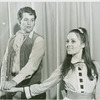 Bruce Yarnell (Curly) and Lee Barry (Laurey) in the 1969 revival of Oklahoma!