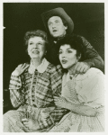 Mary Wickes (Aunt Eller), Laurence Guittard (Curly), and Christine Andreas (Laurey) in the 1979 revival of Oklahoma!