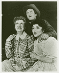 Mary Wickes (Aunt Eller), Laurence Guittard (Curly), and Christine Andreas (Laurey) in the 1979 revival of Oklahoma!