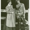 Mary Wickes (Aunt Eller) and Laurence Guittard (Curly) in the 1979 revival of Oklahoma!